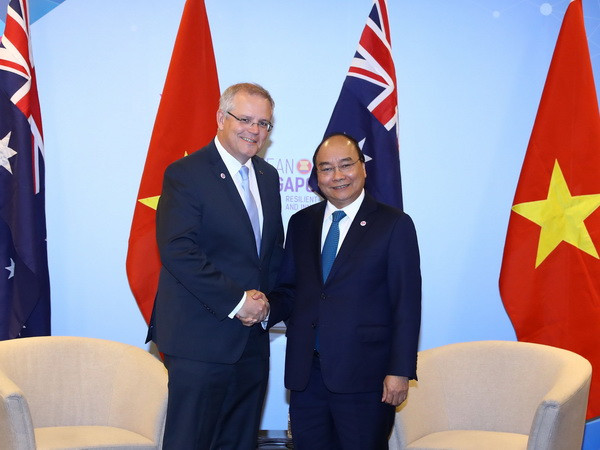 Thủ tướng Nguyễn Xuân Phúc tiếp Thủ tướng Australia Scott Morrison ảnh 1