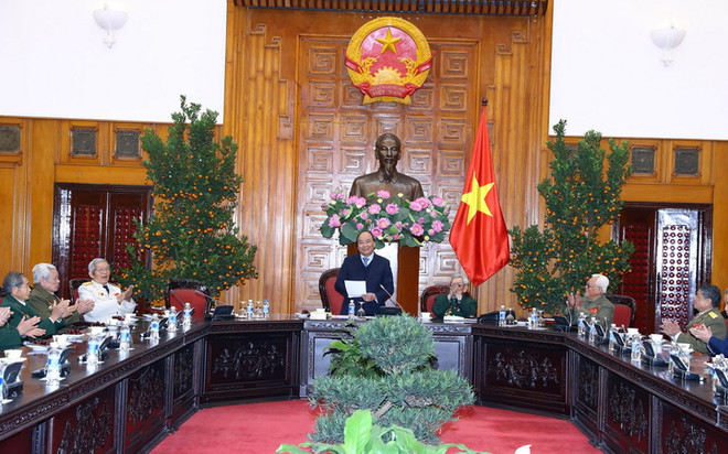 Thủ tướng gặp mặt cựu chiến binh Điện Biên Phủ thành phố Hải Phòng ảnh 2