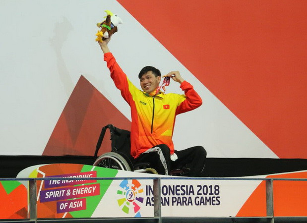 Asian Para Games 2018: Võ Thanh Tùng giành tấm HCV thứ hai ảnh 1