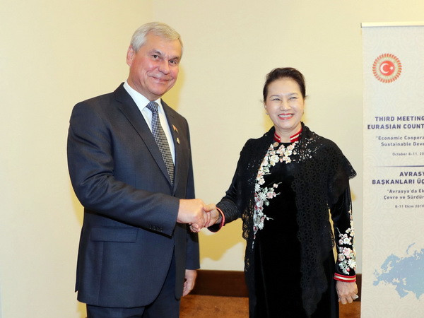 Chủ tịch Quốc hội hội kiến Chủ tịch Hạ viện Cộng hòa Belarus ảnh 1