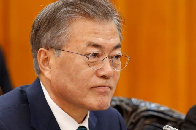 Tổng thống Hàn Quốc Moon Jae-in. (Nguồn: AFP) 'Một sự thay đổi đáng kể đang diễn ra trên Bán đảo Triều Tiên' ảnh 1