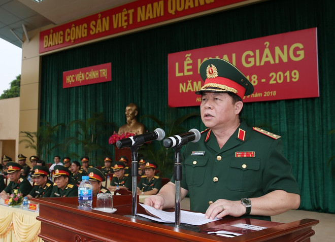 Học viện Chính trị thuộc Bộ Quốc phòng khai giảng năm học mới ảnh 1