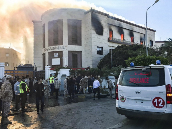 Mỹ lên án mạnh mẽ vụ khủng bố ở trụ sở Bộ Ngoại giao Libya ảnh 1