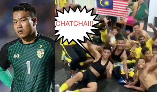 Cầu thủ Malaysia ăn mừng 'khó đỡ' chế nhạo thủ môn Thái Lan ảnh 1