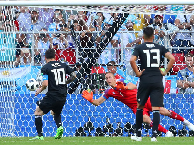 Thống kê khó tin về Ronaldo và Messi khi đối đầu tuyển Iceland ảnh 1