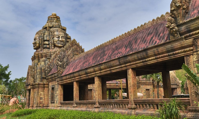 Đền Angkor Wat nổi tiếng Campuchia bất ngờ xuất hiện ở Trung Quốc ảnh 3