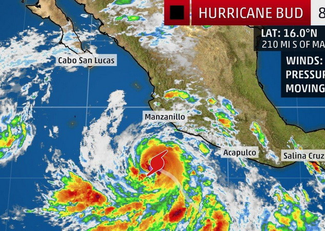 Bão mạnh hình thành và tăng tường độ ở Bắc Thái Bình Dương ảnh 1