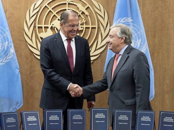 Nga thảo luận với Tổng thư ký LHQ về vấn đề Syria và Ukraine ảnh 1