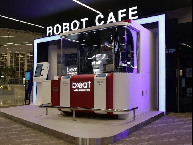 Quán càphê robot áp dụng mạng 5G đầu tiên trên thế giới ảnh 1