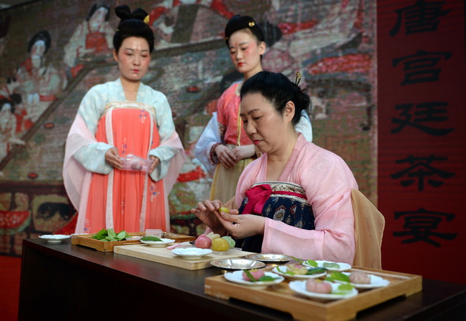 [Photo] Cận cảnh nghệ thuật trà đạo đời Đường của Trung Quốc ảnh 2