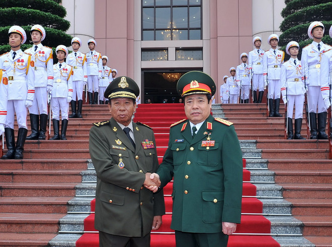 Đẩy mạnh hợp tác quốc phòng giữa hai nước Việt Nam-Campuchia ảnh 1