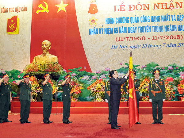 Tổng cục Hậu cần đón nhận Huân chương Quân công hạng nhất ảnh 1