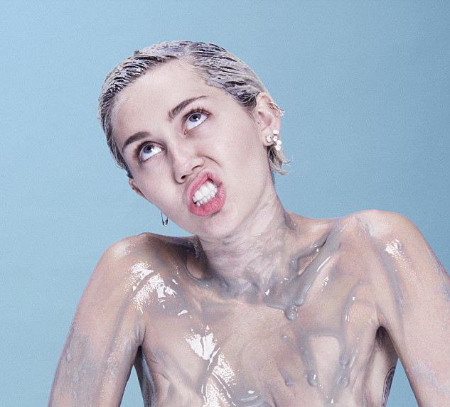 Miley Cyrus lại khỏa thân trên bìa tạp chí, thú nhận song tính ảnh 1