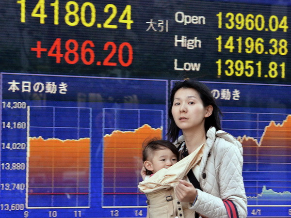 Nối dài đà tăng, chứng khoán châu Á đi lên phiên thứ ba ảnh 1
