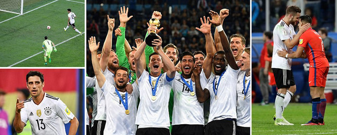Cận cảnh Đức đánh bại Chile để lên ngôi Confederations Cup ảnh 1