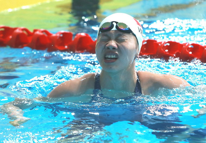 Kém đối thủ vỏn vẹn 2% giây, Ánh Viên để tuột mất huy chương vàng ảnh 1