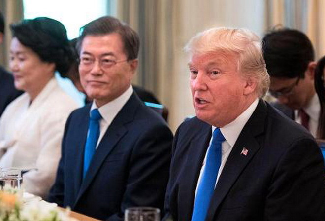 Triều Tiên phản ứng "chừng mực" chuyến thăm Seoul của Tổng thống Mỹ ảnh 1