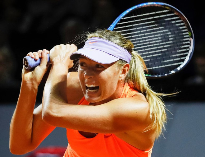 Maria Sharapova thẳng tiến bán kết Porsche Tennis Grand Prix ảnh 1
