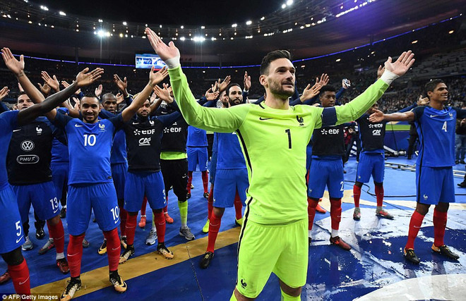 Đội tuyển Pháp giành vé dự World Cup 2018. (Nguồn: AFP/Getty Images) Tuyển Pháp thẳng tiến đến Nga, Hà Lan bị loại khỏi World Cup ảnh 1