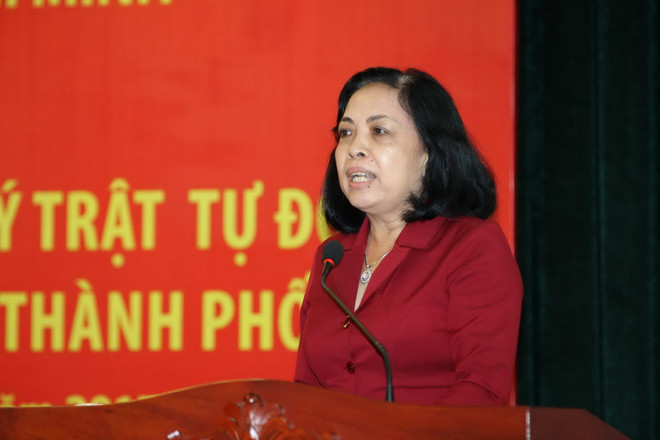 Nữ chủ tịch phường cam kết giành lại vỉa hè nếu không sẽ từ chức ảnh 1