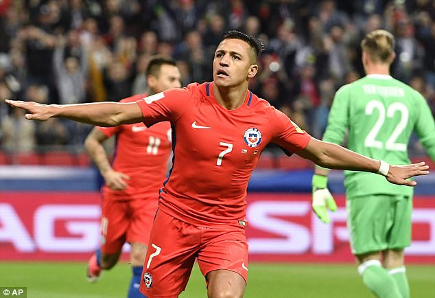 Alexis Sanchez đi vào lịch sử trong ngày Chile chia điểm với Đức ảnh 1