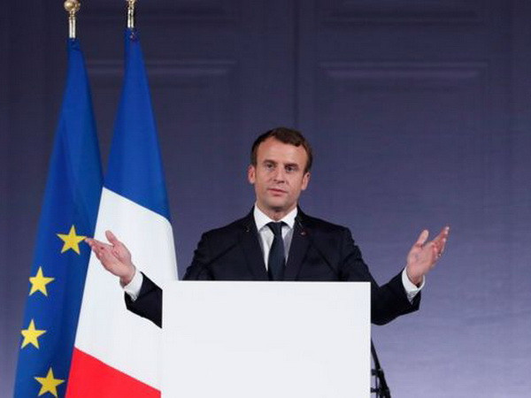 Tổng thống Pháp Emmanuel Macron. (Nguồn: Getty Images) Tổng thống Pháp phản ứng trước tuyên bố của người đồng cấp Syria ảnh 1