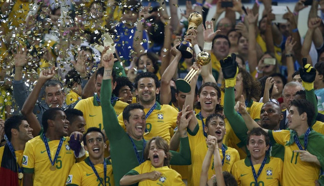 Brazil đã 4 lần vô địch giải đấu này nhưng chưa lần nào họ lên ngôi World Cup sau đó. (Nguồn: Getty Images) FIFA Confederations Cup: "Lời nguyền" ám ảnh các nhà vô địch ảnh 1