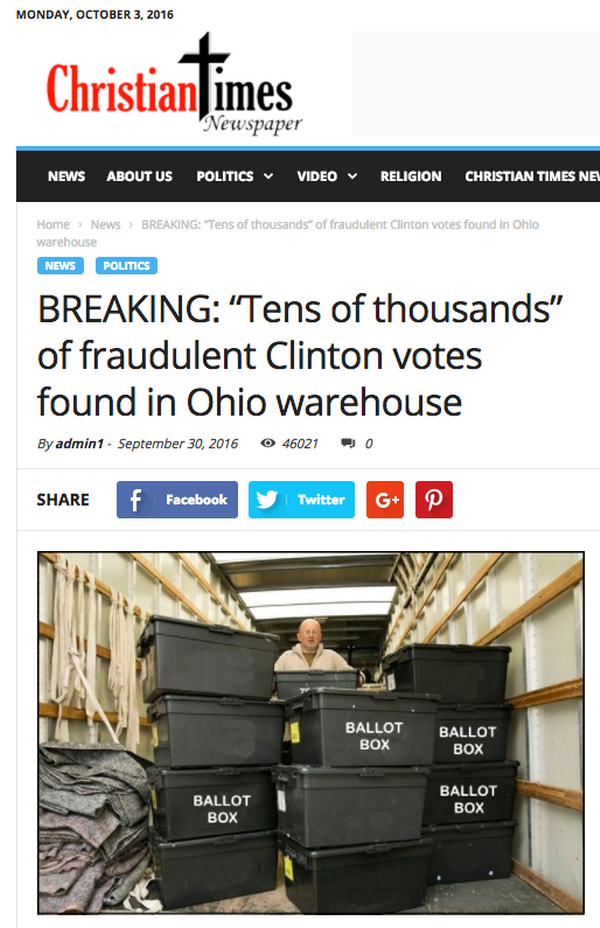 “Kiệt tác” về tin tức giả trong cuộc bầu cử Tổng thống Mỹ ảnh 2