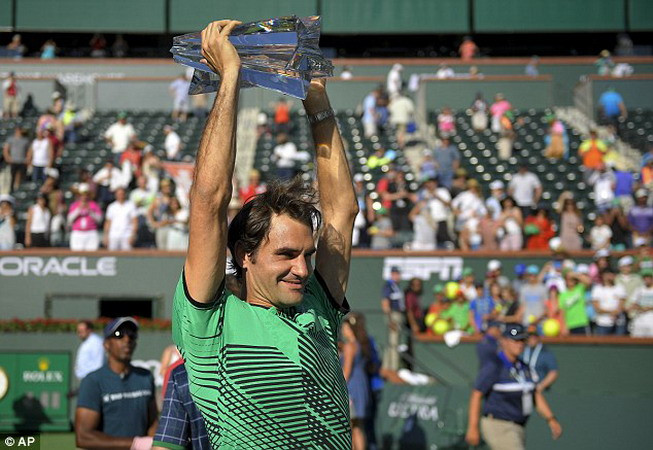 Roger Federer đăng quang tại Indian Wells sau trận "nội chiến" ảnh 1