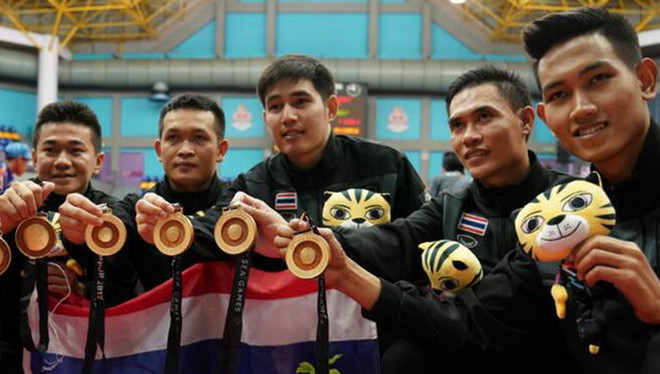 Bảng xếp hạng SEA Games 29: Thái Lan bứt tốc, leo lên tốp 2 ảnh 1