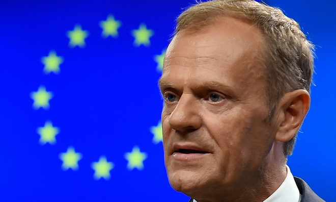 Chủ tịch Hội đồng châu Âu Donald Tusk. (Nguồn: AFP/Getty Images) Hội nghị thượng đỉnh Liên minh châu Âu khai mạc tại Brussels ảnh 1