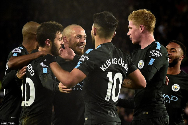 Manchester City thiết lập kỷ lục về số trận thắng. (Nguồn: Reuters) Man City lập kỷ lục 'vô tiền khoáng hậu" tại Premier League ảnh 1