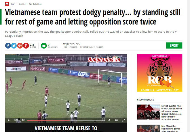 Truyền thông quốc tế sốc trước hành động của cầu thủ Long An ảnh 4