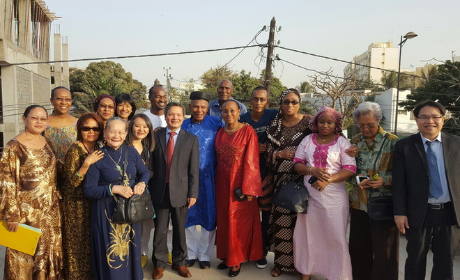Đại sứ quán Việt Nam chúc tết cộng đồng người Việt tại Senegal ảnh 1