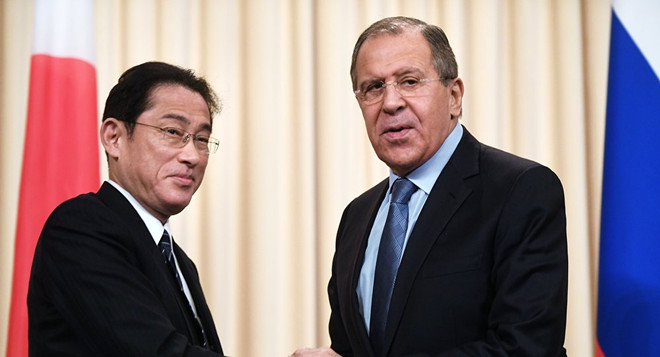 Ngoại trưởng Nga và Nhật Bản thảo luận về quần đảo tranh chấp ảnh 1