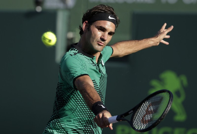 Miami Open 2017: Số 1 bị loại, Federer và Nadal vào tứ kết ảnh 1