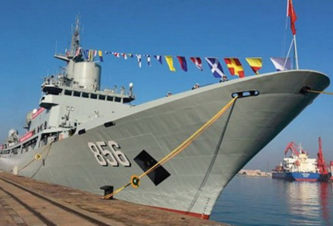 Hải quân Trung Quốc đã hạ thủy một tàu do thám điện tử mới ảnh 1