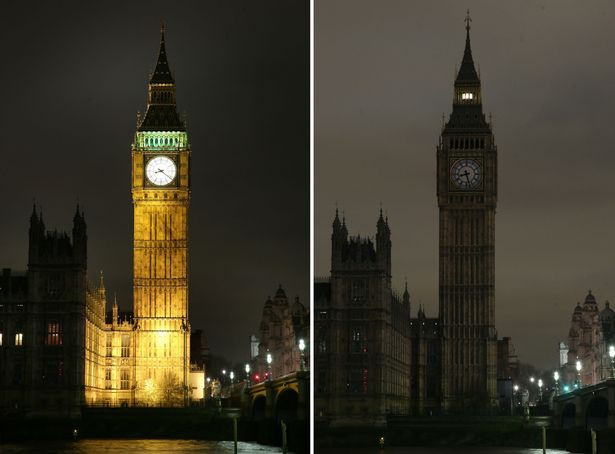 Tòa nhà Quốc hội và tháp Elizabeth (Big Ben) ở London tắt đèn trong vòng 1 tiếng đồng hồ. Các địa danh trên thế giới cùng tắt đèn hưởng ứng giờ Trái Đất ảnh 2