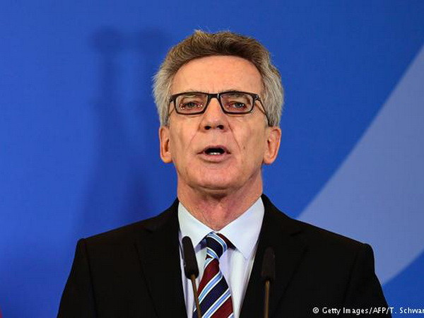 Bộ trưởng Nội vụ Đức Thomas de Maiziere. (Nguồn: AFP/Getty Images) Bộ trưởng Nội vụ Đức đề xuất cải tổ hoạt động an ninh nội địa ảnh 1