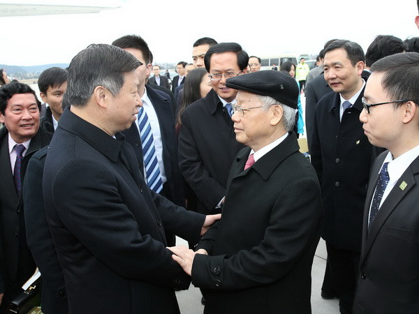 Tổng Bí thư kết thúc chuyến thăm chính thức nước CHND Trung Hoa ảnh 1