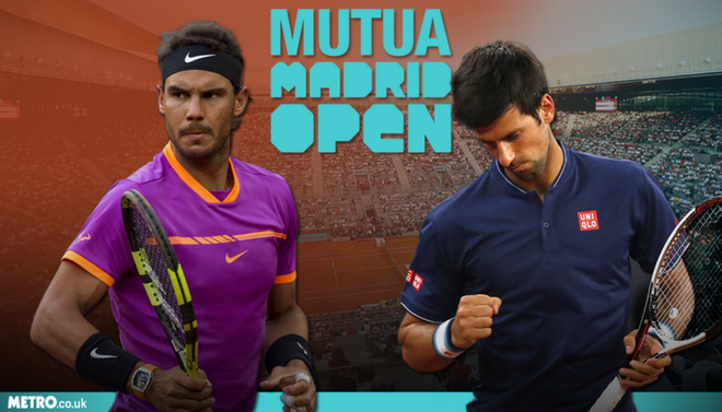 Rafael Nadal “đại chiến” Novak Djokovic ở bán kết Madrid Masters ảnh 1