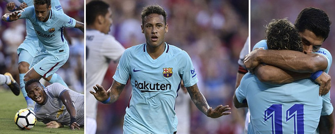 Neymar lập công giúp Barcelona đánh bại Manchester United ảnh 2