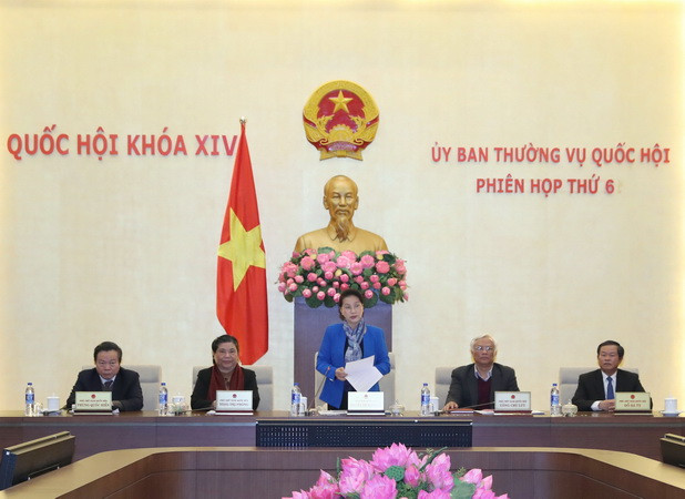 Bế mạc Phiên họp thứ 6 Ủy ban Thường vụ Quốc hội khóa XIV ảnh 1