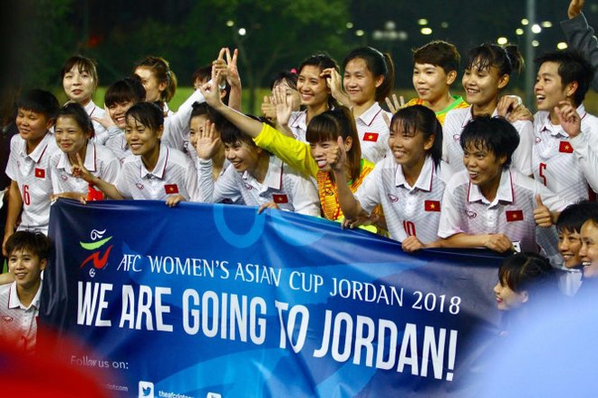 Tuyển nữ Việt Nam giành vé dự vòng chung kết Asian Cup 2018 ảnh 1