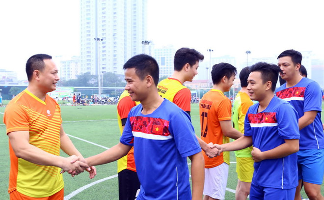 TTXVN thắng trận ra quân giải bóng đá Báo Nông Thôn Ngày Nay ảnh 1