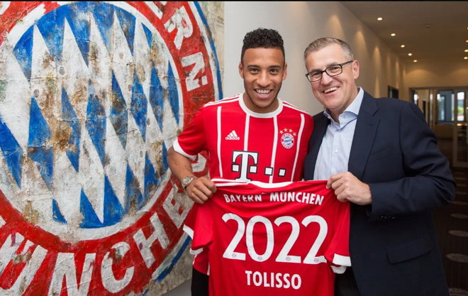 Tolisso thi đấu cho Bayern 5 năm. (Nguồn: fcb.de) "Bom tấn" Corentin Tolisso chính thức gia nhập Bayern Munich ảnh 1