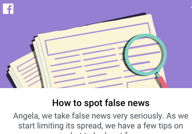 Facebook ra tính năng mới tố cáo tin tức giả trên mạng xã hội ảnh 1