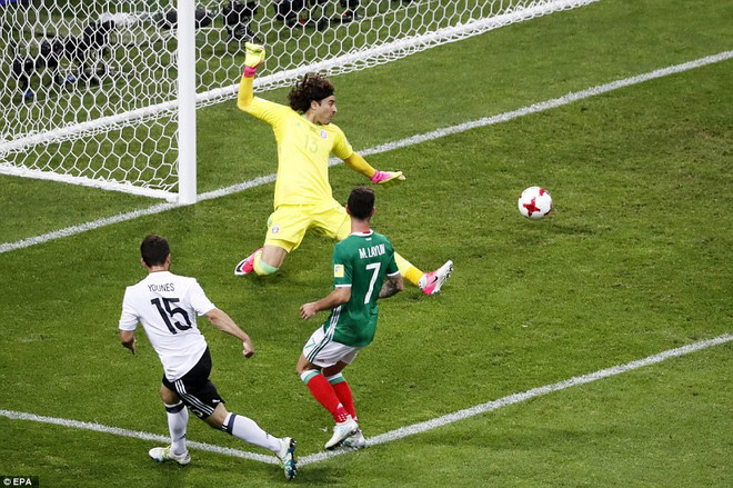 Amin Younes ấn định chiến thắng 4-1 cho Đức. Đức vào chung kết Confed Cup 2017 sau màn vùi dập Mexico ảnh 5