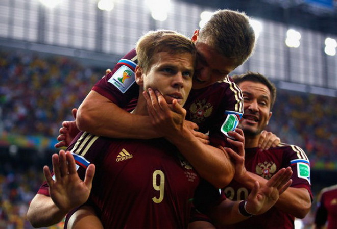 Cầu thủ Nga tại World Cup 2014. (Nguồn: topbet.eu) Tất cả các cầu thủ đội tuyển Nga dự World Cup 2014 bị điều tra ảnh 1