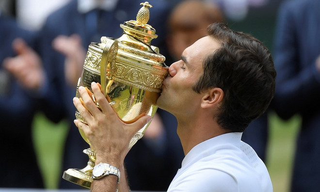 Roger Federer lần thứ 8 bước lên ngôi vô địch Wimbledon ảnh 1